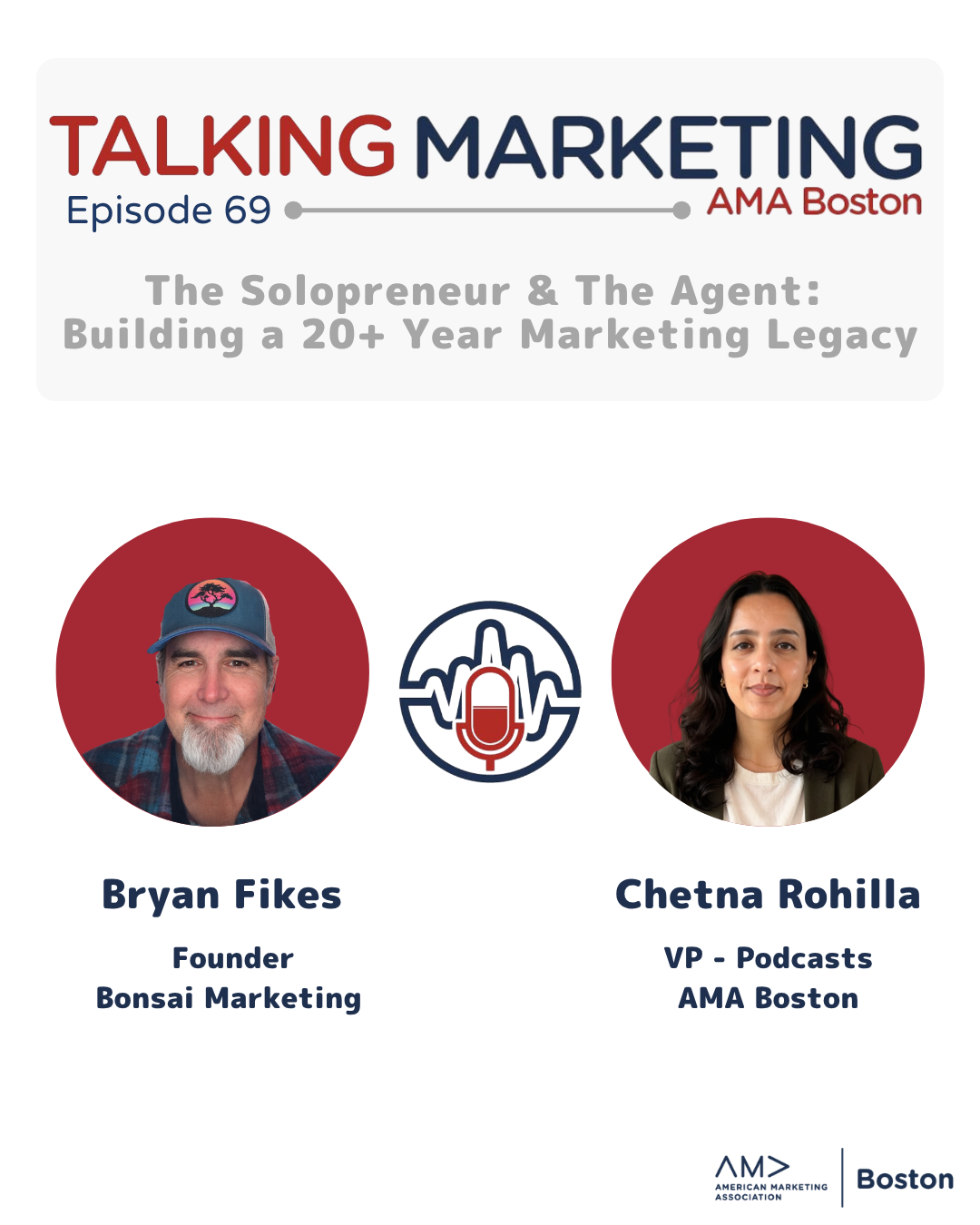 Bryan Fikes on the Talking Marketing podcast by AMA Boston — Episode 69 cover art